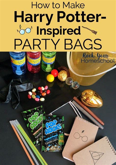 harry potter goody bag ideas|harry potter party favors homemade.